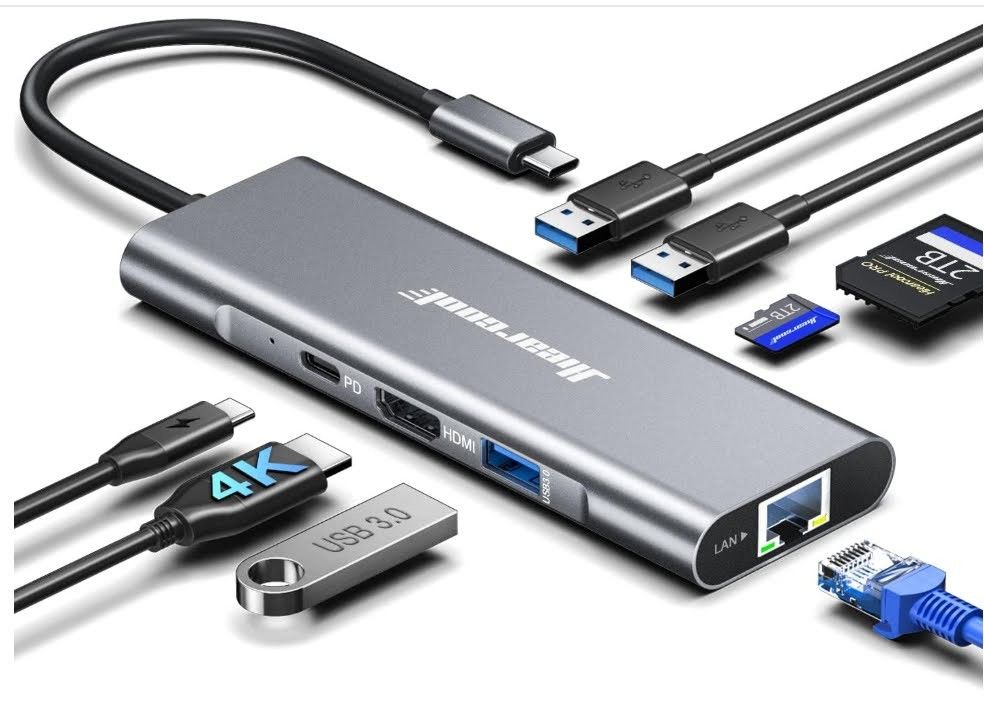 New USB C Hub - Hieracool 8 in 1