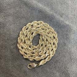 Huge Sterling Silver Rope Chain 