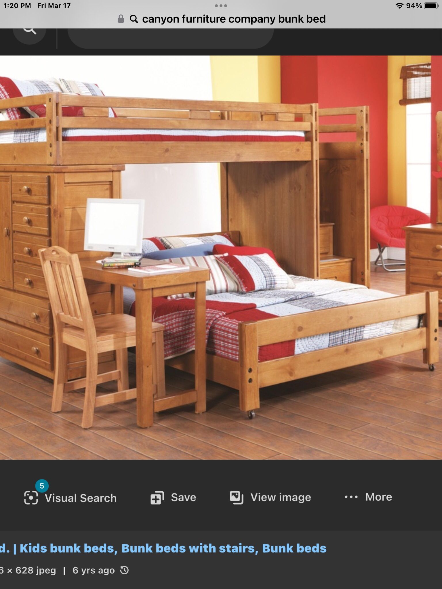 Selling Hard To Find Bunkbed