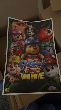paw patrol poster