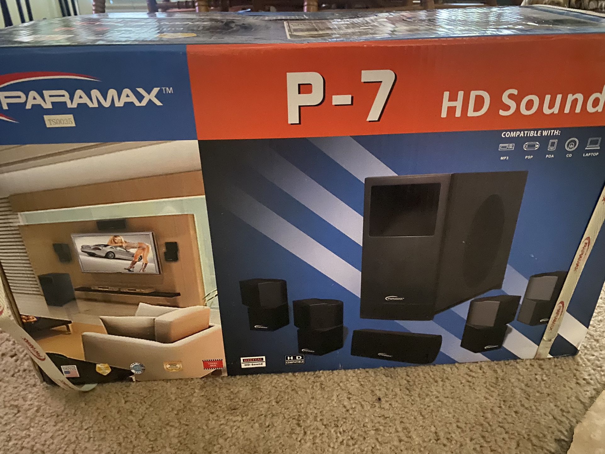 Paramax p-7 hd sound system
