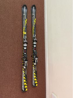 Volkl Supersport skis with Marker bindings