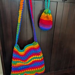 Hand Made Cross Body And Coin Purse