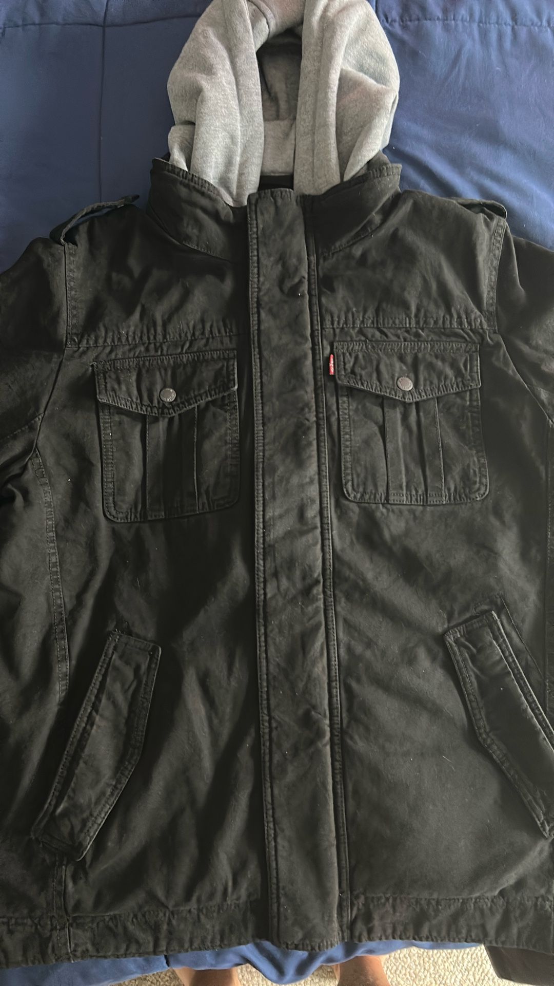 LEVIS Denim Hoodie Jacket 