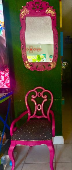 Set chair and Mirror