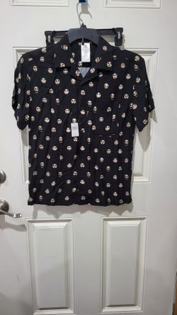 Disney Shirt Adult XSmall Black Jack Skellington