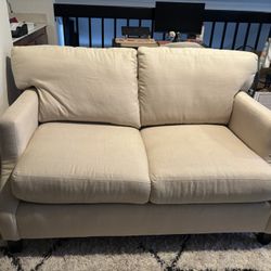 Cream Loveseat