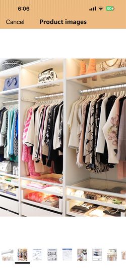 Supforce Closet Rods for Hanging Clothes, 17 to 99 Inches Stepless Adjustable Metal Closet Rod, 1.3 Inches Heavy Duty Clothes Hanging Rod for Closet W