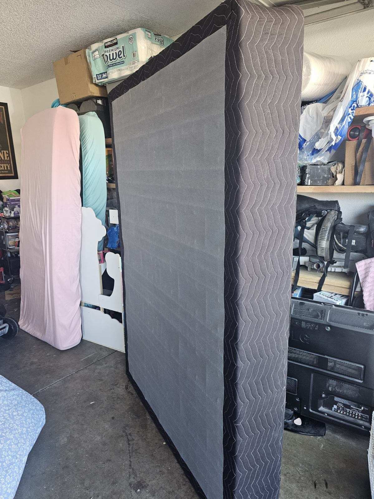 Full Size Mattress & Box Spring & Clothes Cabinet FREE