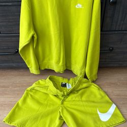 Nike Sweater and Shorts 