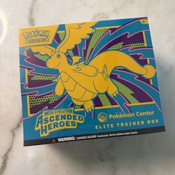 Pokémon Center Elite Trainer Box Ascended Heroes Mega Evolution Exculsive