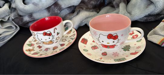 Hello kitty tea cups