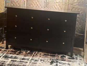 Ikea Hemnes black 8 drawers Dresser
