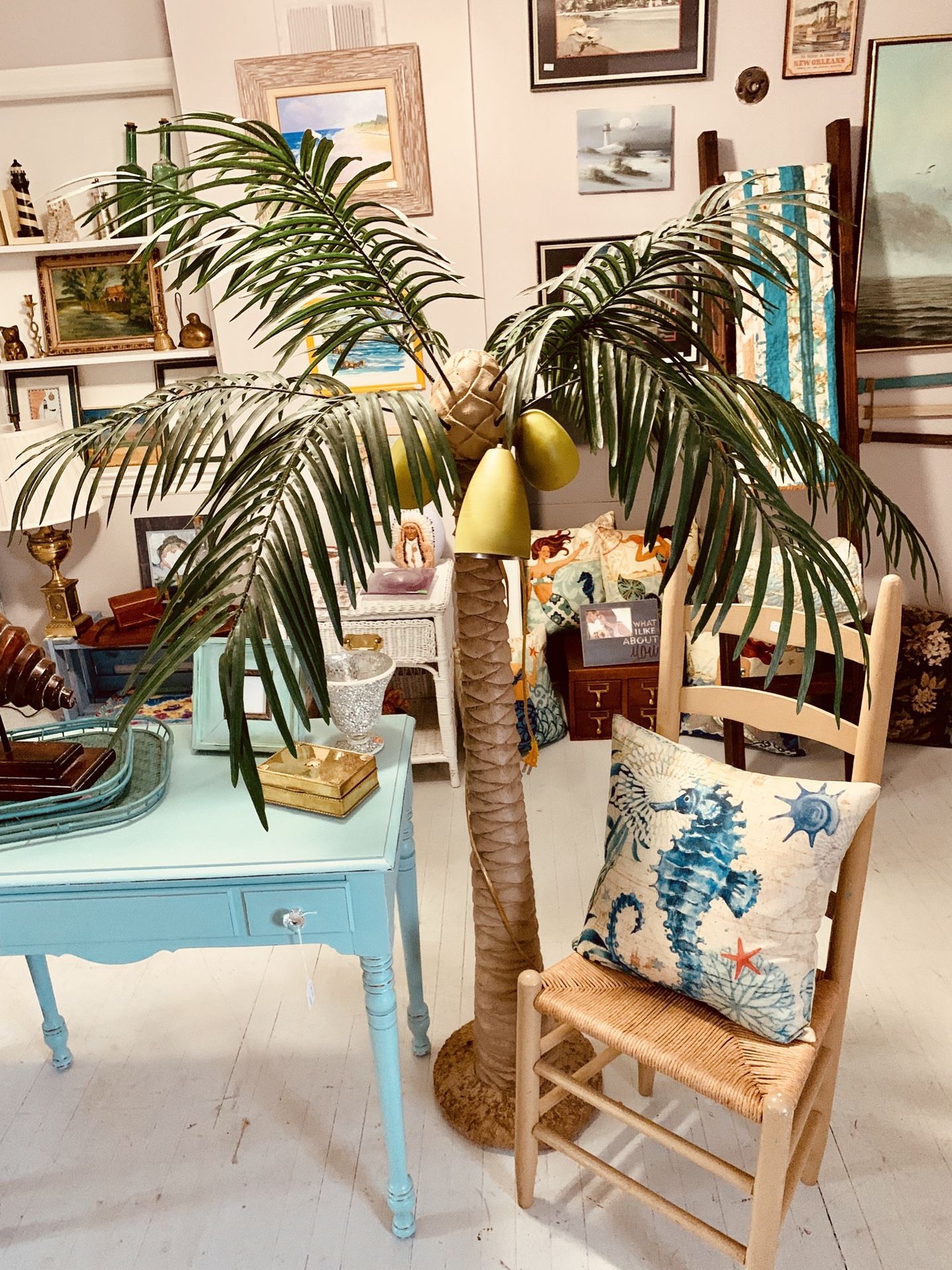 Unique Exotic Palm Tree Lamp