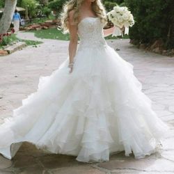 Oleg Cassini Wedding Dress Size 4