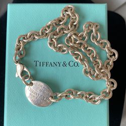 Tiffany & Co. .925 Silver Chain Link Necklace