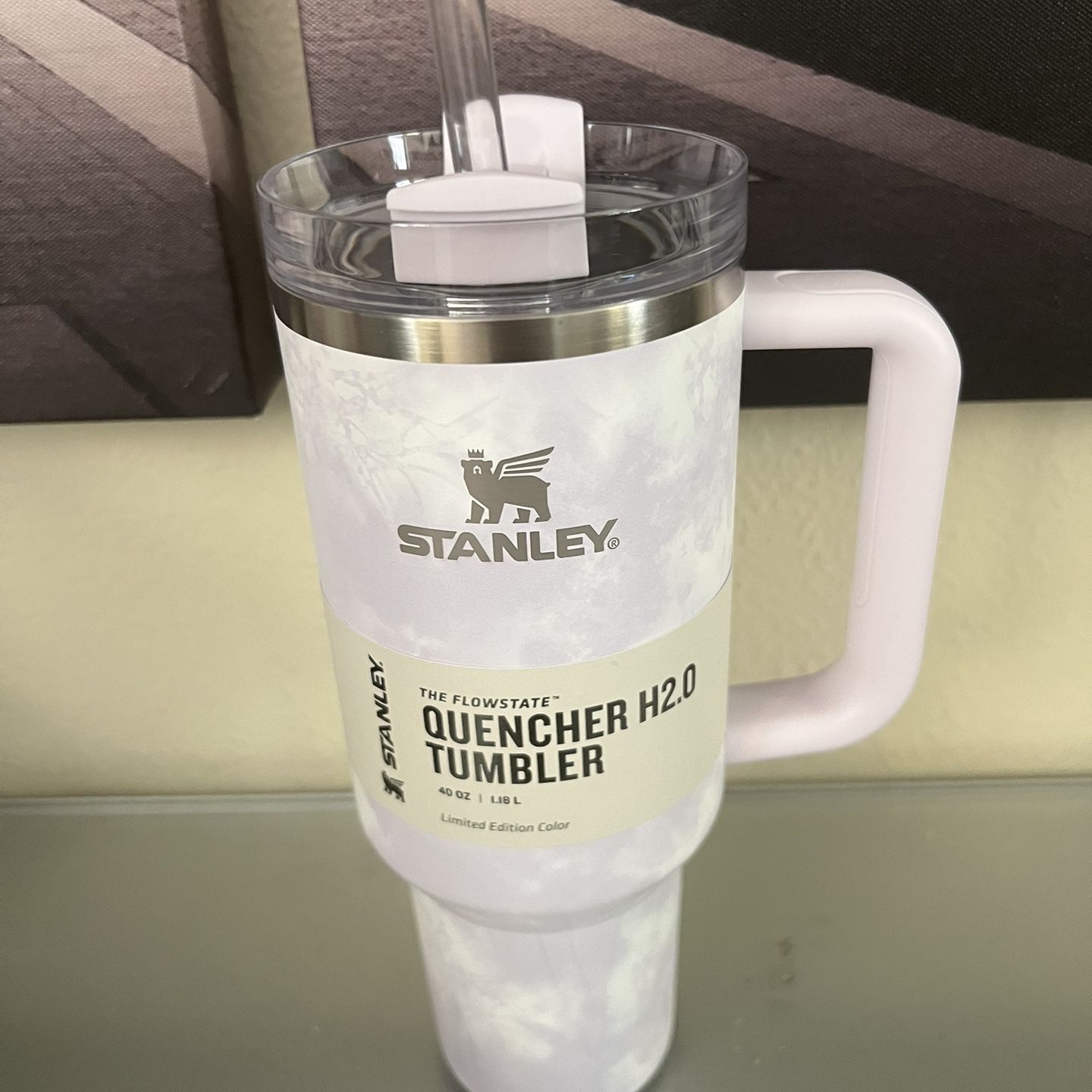 Stanley The Quencher H2.0 40oz Tumbler Limited Edition Tie Dye Purple