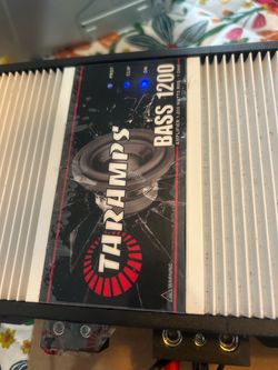 Taramps BASS 1200 1 Ohm 1200W RMS Monoblock Subwoofer Car Audio Amplifier