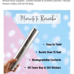Gender Reveal Cannons