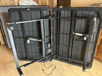 Adjustable Bed Frame Full Bed Base for Bedroom, No Tools Assembly