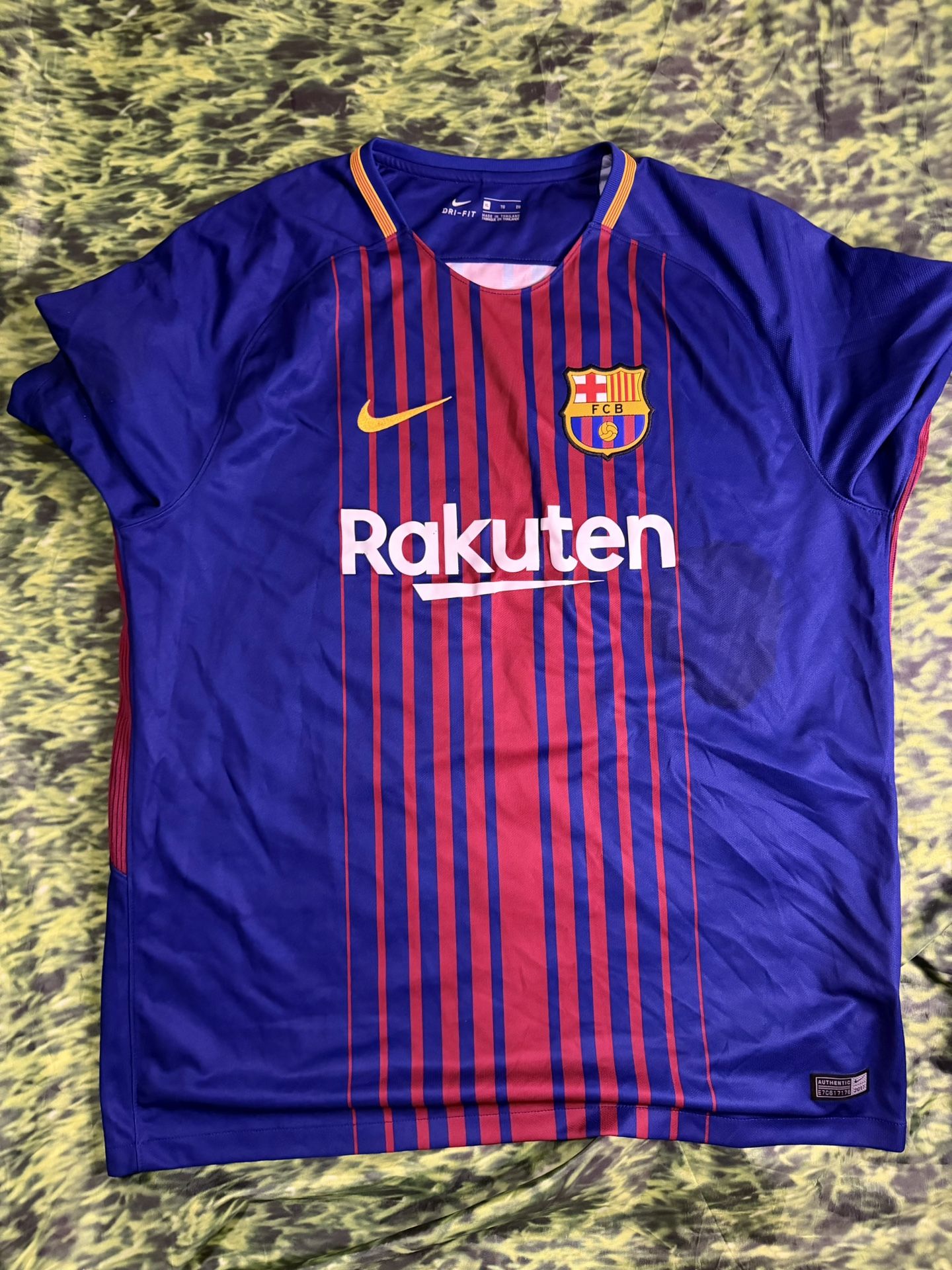 FC Barcelona Messi #10 Jersey Size Xl