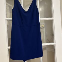 Blue Short Dress