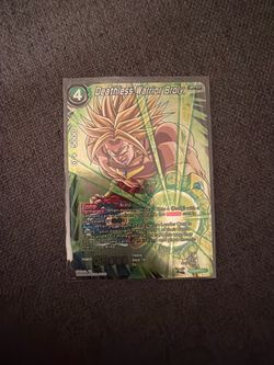 Deathless Warrior Broly Dragon Ball Super Card