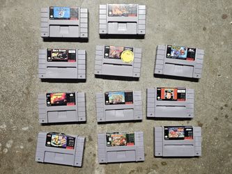 Super Nintendo Games - Variety $15-$18