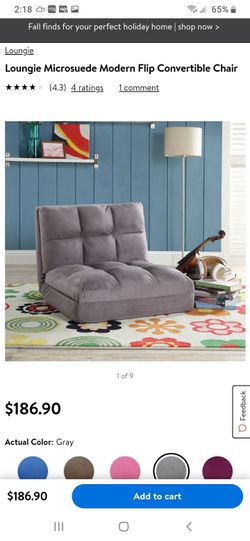 New flip chair gray