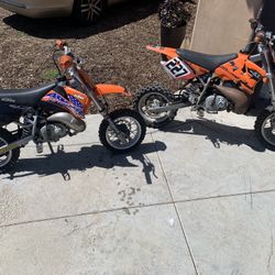 2 Ktm 50’s LC Junior And SX