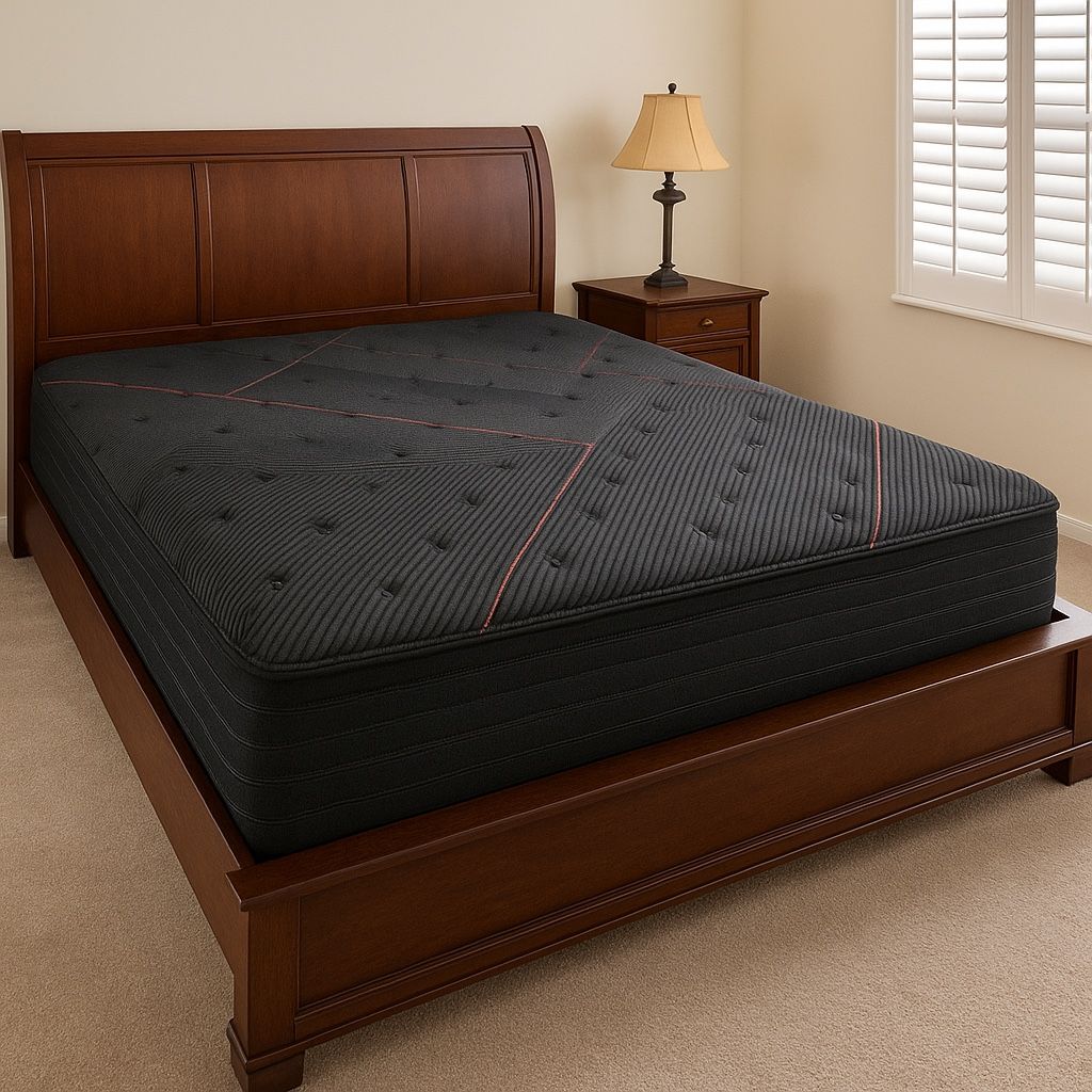 King Size Beautyrest Black C-Class Mattress, Pillow Top 16” Firm, Factory-sealed, direct from manufacturer, same-day delivery available.