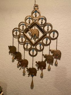 Elephant wind chimes