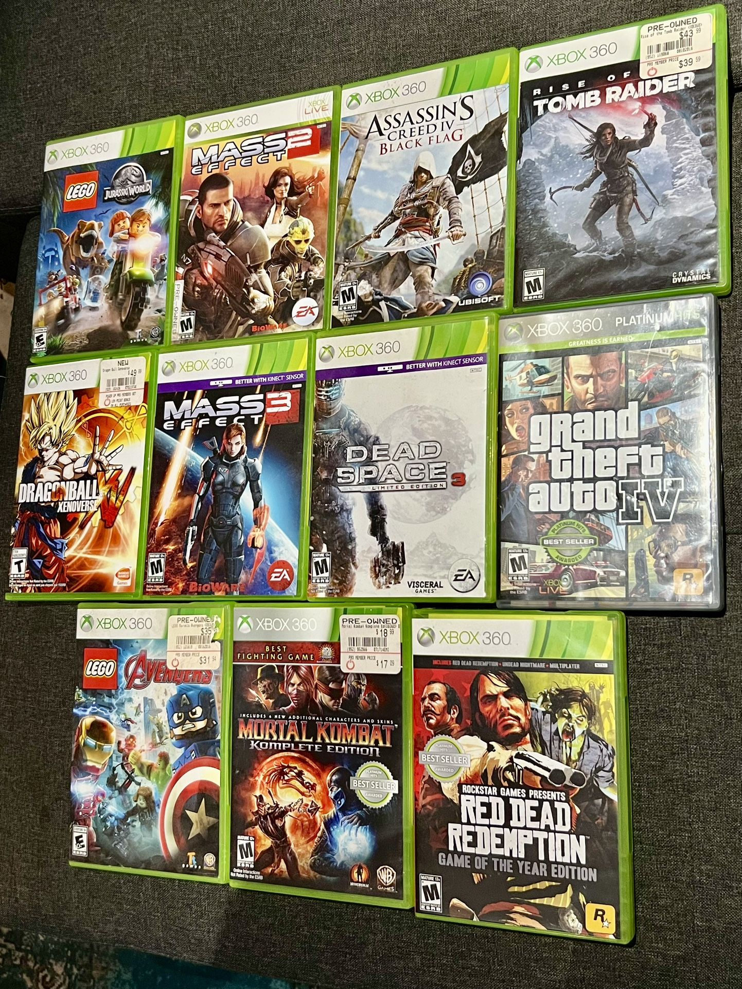 Xbox 360 Game Lot