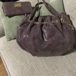 Michael Kors Purse  W Matching Wallet