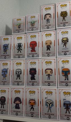 Star Wars The Mandalorian Funko Pop Lot