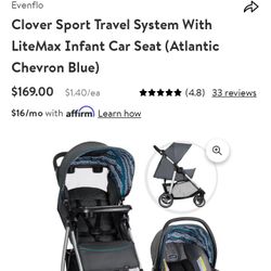Evenflo Clover Sport Stroller System