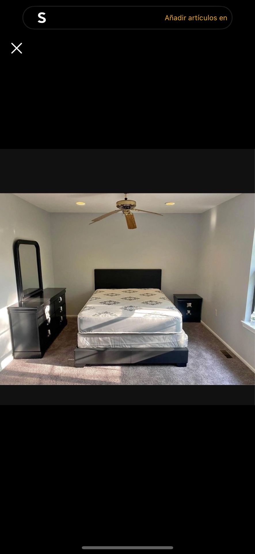 Brand New Complete Bed With Orthopedic Mattress For $349