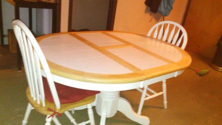 Table with two chairs
