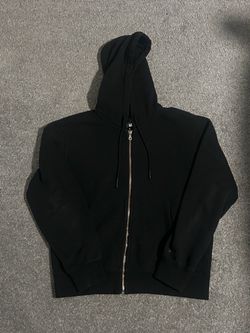 Black Full-Zip Hoodie