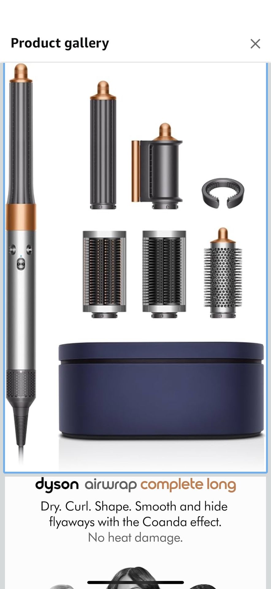 Dyson Air Wrap Multi Styler Complete long