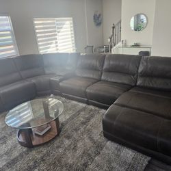 Leather Sectional