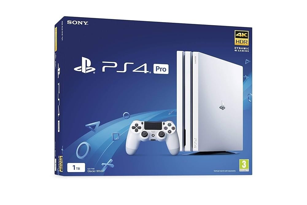 PS4 Pro With Box Rare White