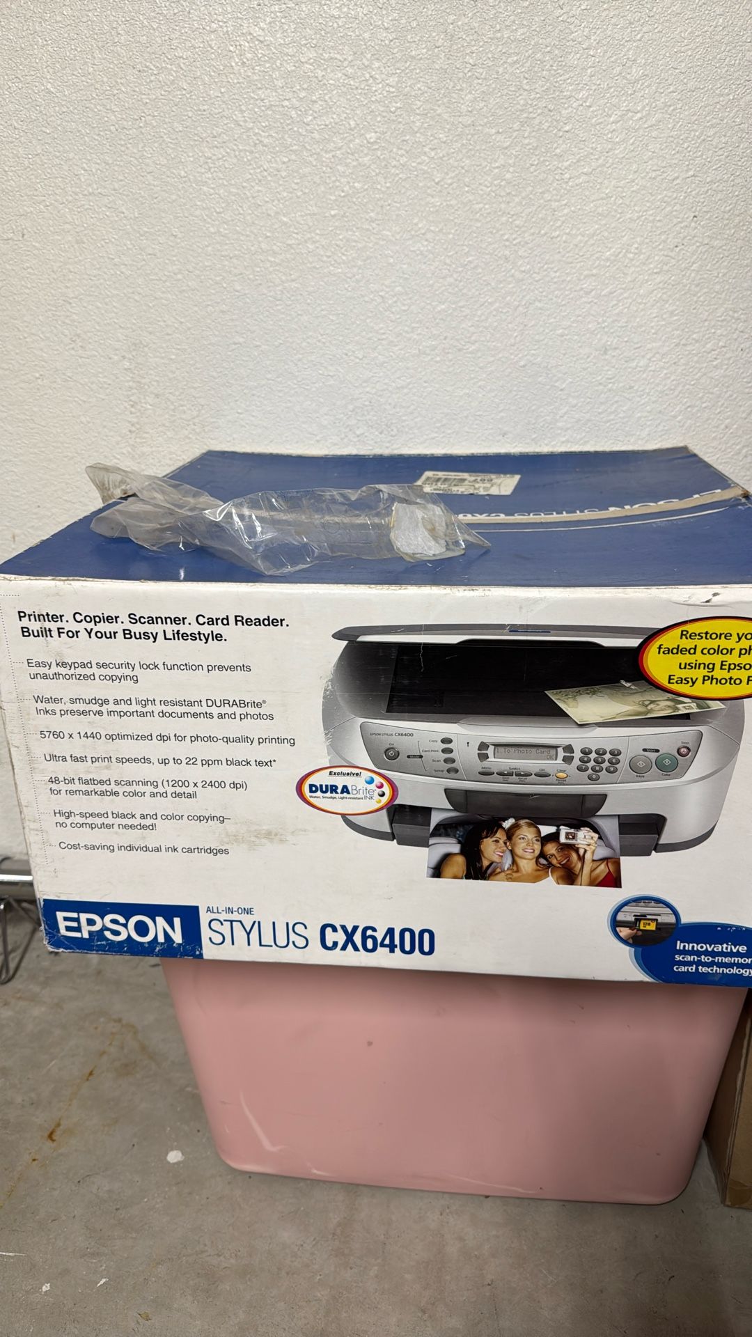 Epson Stylus Cx6400 All In One Printer