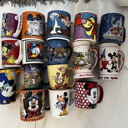 Disney Collectable Cups Lot