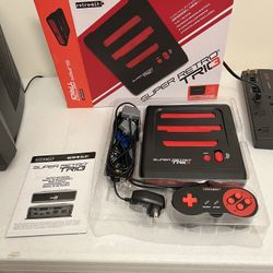 Retro-Bit Super Retro Trio 3 Console - NES SNES Genesis - Open Box - 100% Complete 