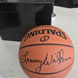 Lenny Wilkens Signed Basketball