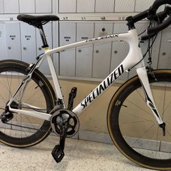SPECIALIZED ROUBAIX SL2 (CARBON BIKE WITH ZIPP CARBON WHEELS AND SRAM RED GROUPSET)…