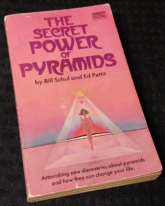 The Secret Power of Pyramids Book Vintage Paperback SIGNED 1975 Bill Schul