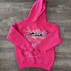 Pink OG Sp5der Hoodie New