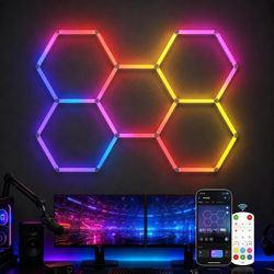 RGB Hexagon LED Wall Light Panels